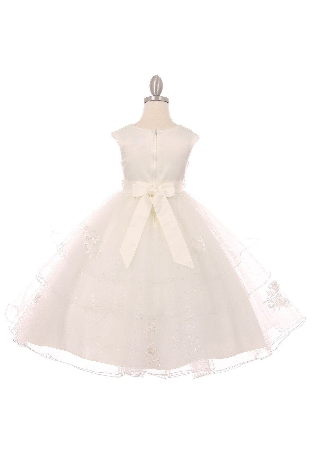 Satin Tulle Communion by Cinderella Couture USA AS2907