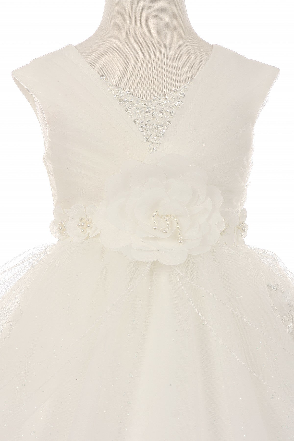 Satin Tulle Communion by Cinderella Couture USA AS2907