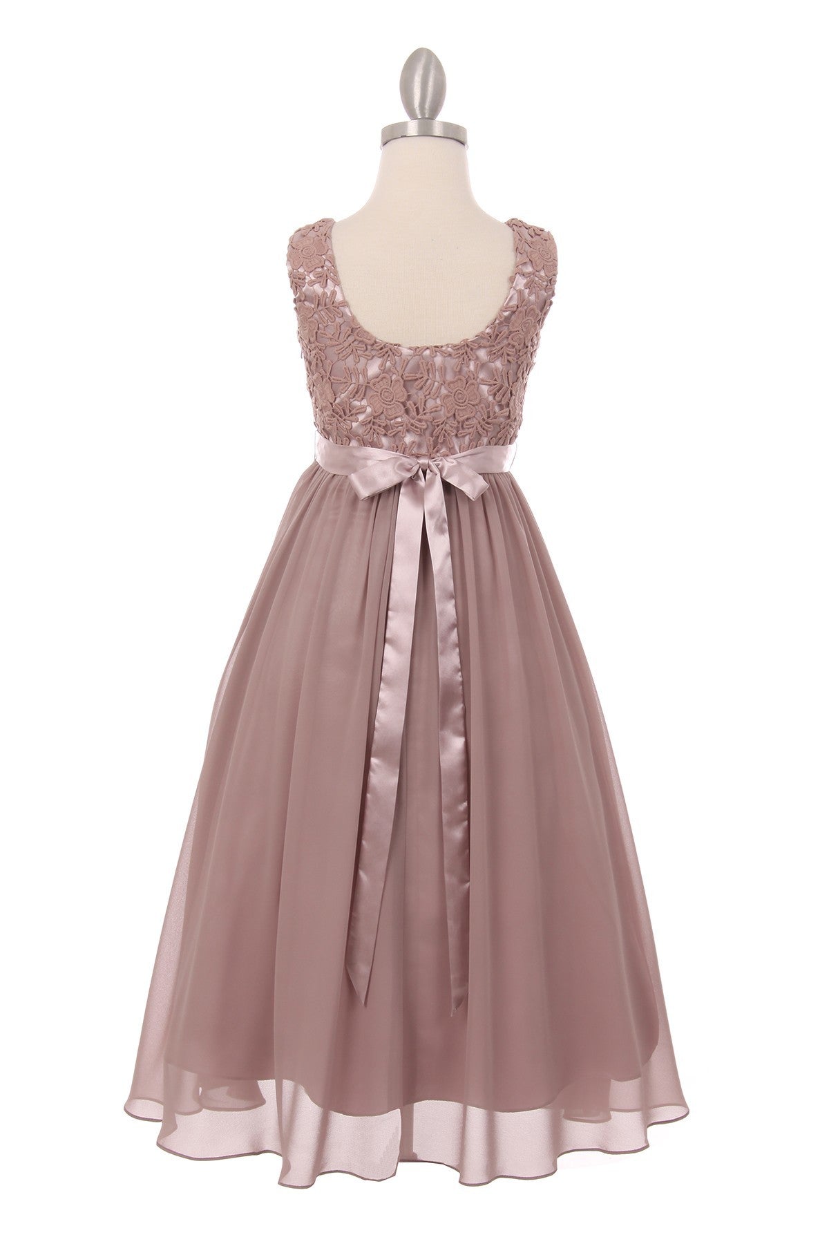 Lace Chiffon Girl Party Dress by Cinderella Couture USA 5006