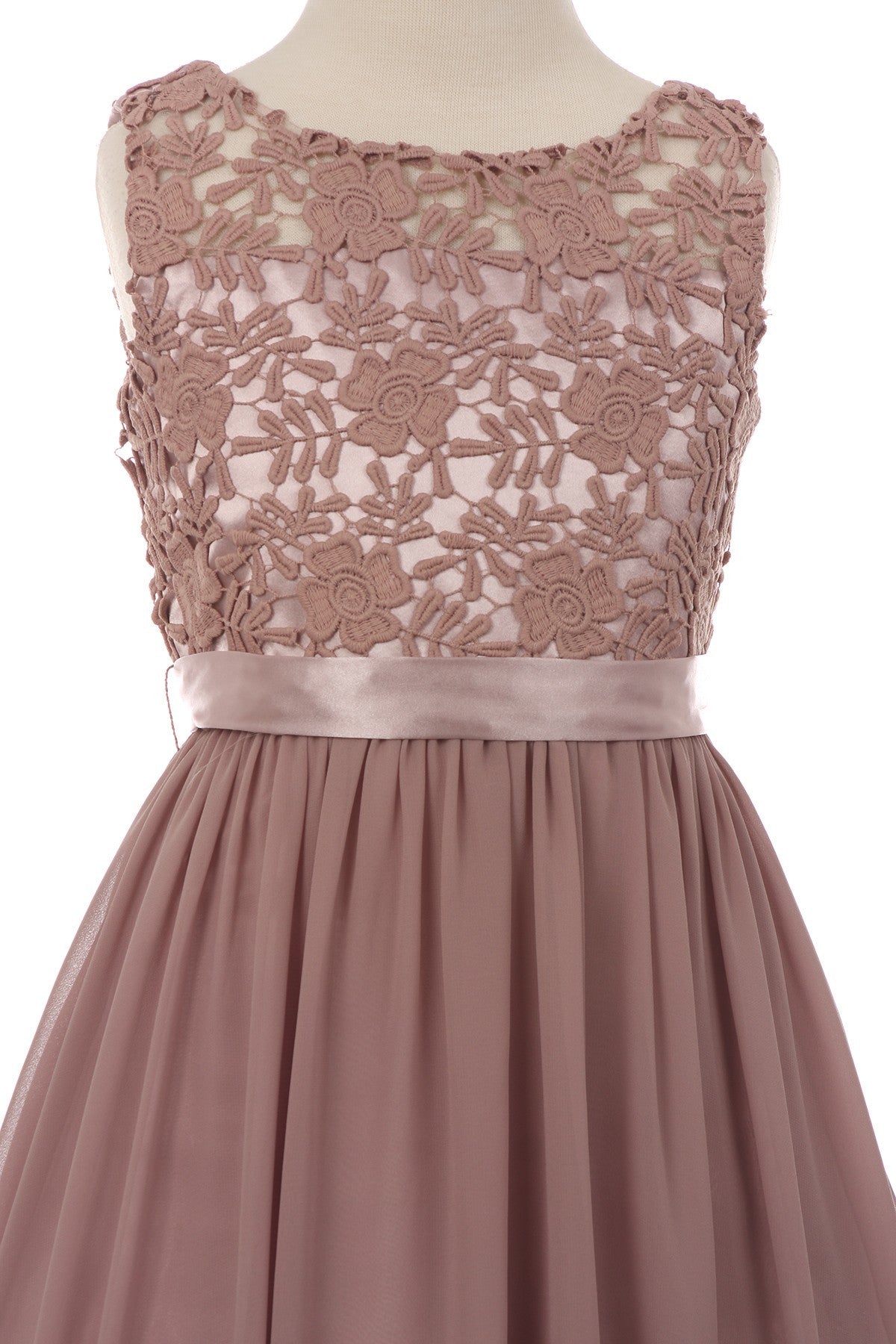 Lace Chiffon Girl Party Dress by Cinderella Couture USA 5006