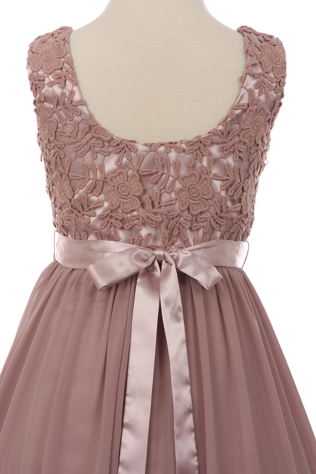 Lace Chiffon Girl Party Dress by Cinderella Couture USA 5006