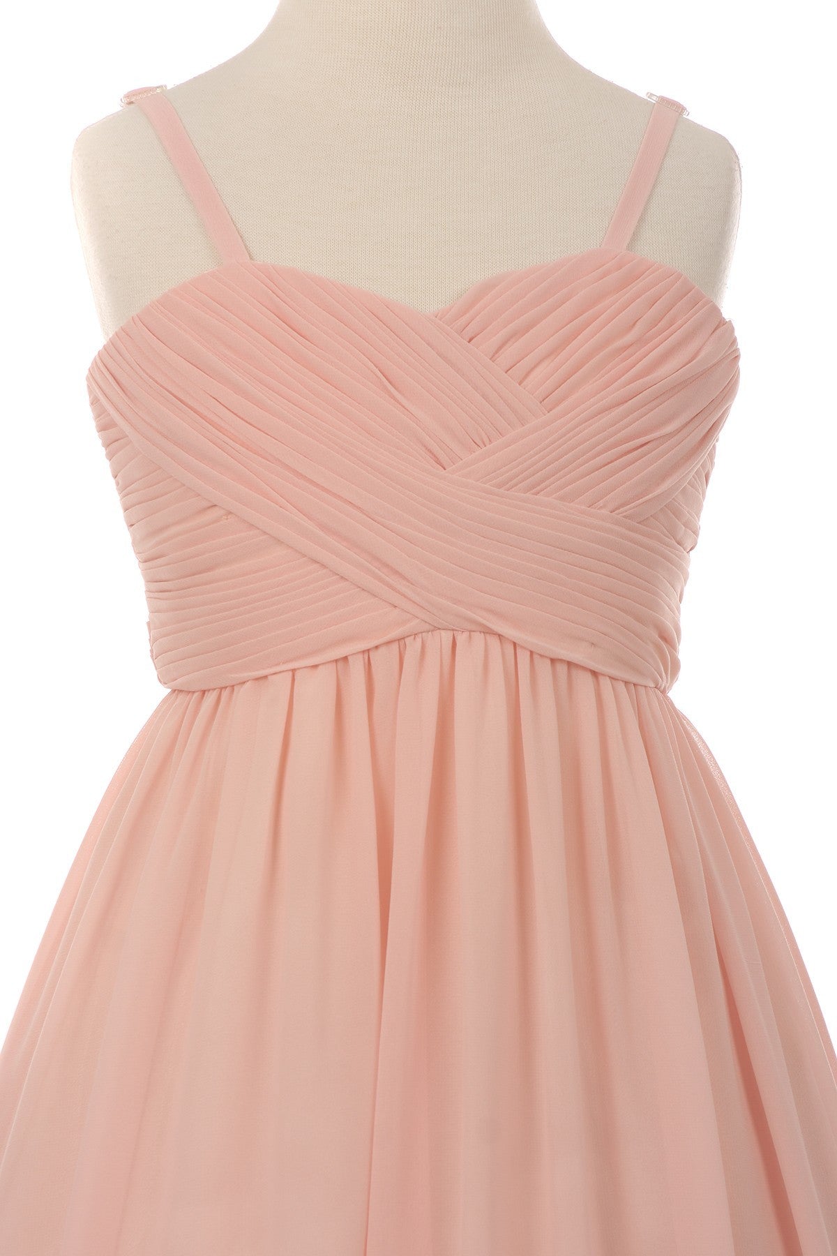 Chiffon Pleated Girl Party Dress by Cinderella Couture USA 5024