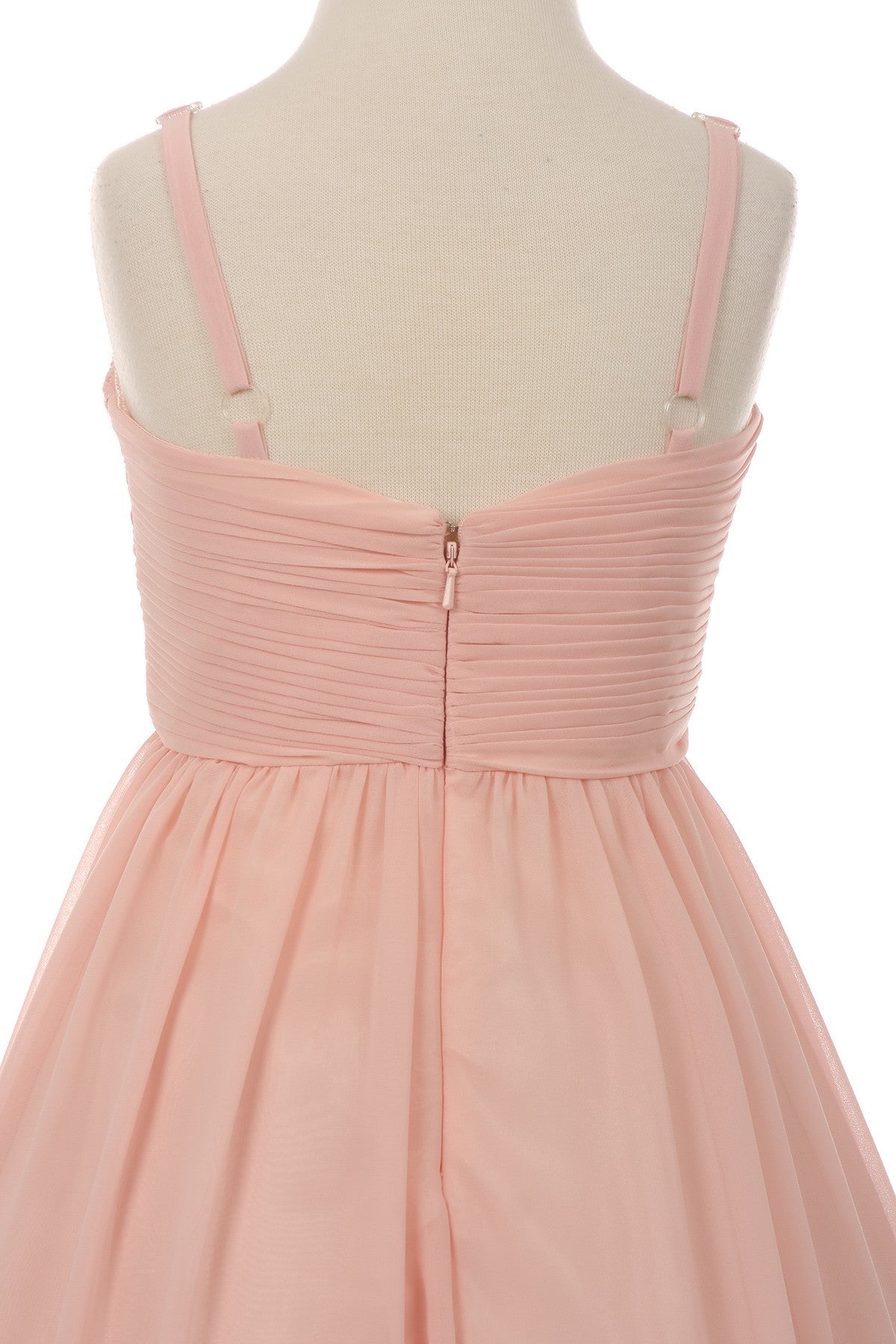 Chiffon Pleated Girl Party Dress by Cinderella Couture USA 5024