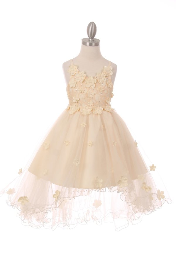 Satin Tulle Party Dress by Cinderella Couture USA AS9019