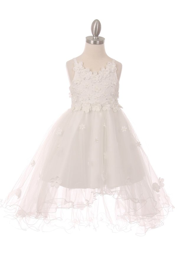 Satin Tulle Party Dress by Cinderella Couture USA AS9019