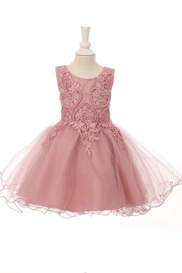 Lace Soft Tulle Baby Dress by Cinderella Couture USA 9089B