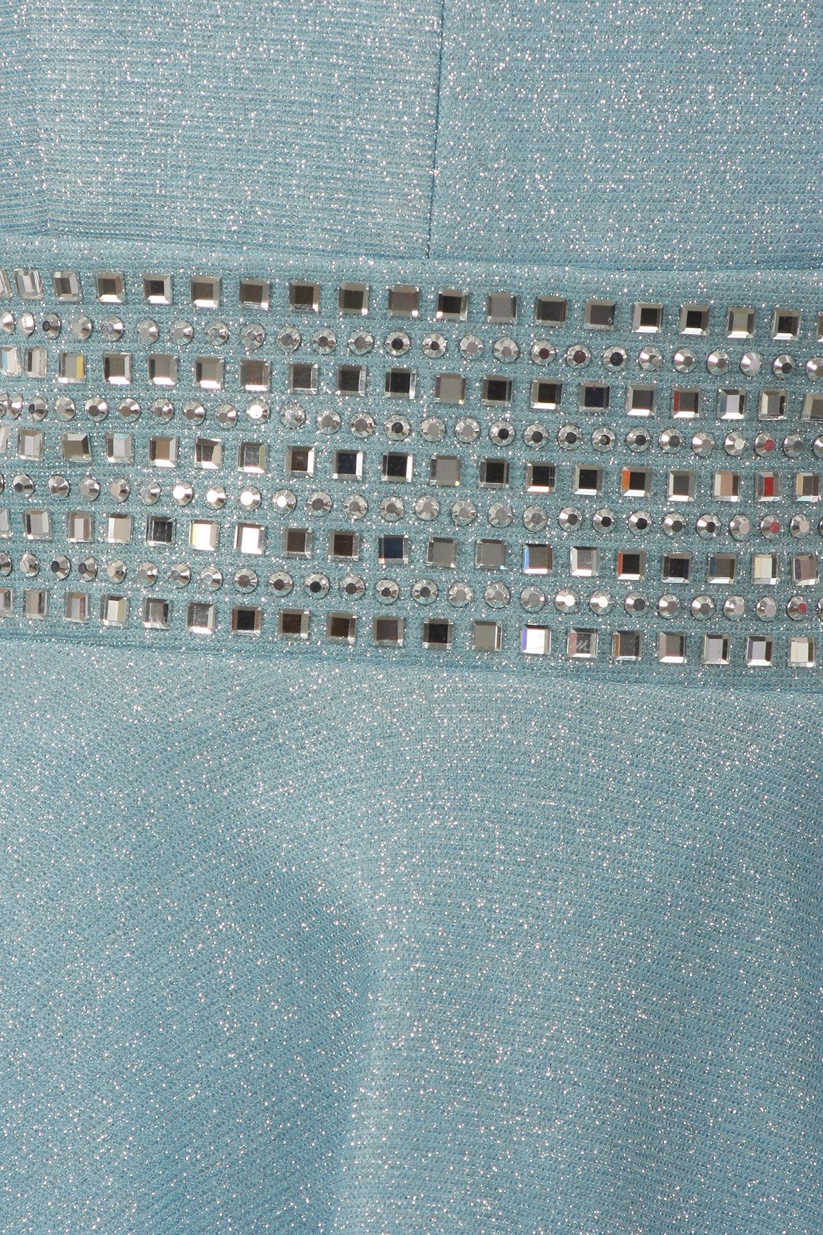 Studed Waist Lurex Girl Party Dress by Cinderella Couture USA AS5070