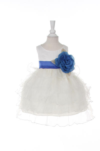 Ruffle Tulle Baby Dress by Cinderella Couture USA AS1160B