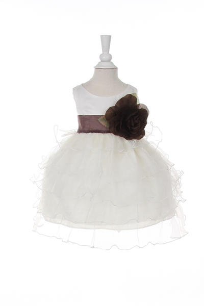 Ruffle Tulle Baby Dress by Cinderella Couture USA AS1160B