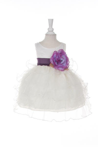 Ruffle Tulle Baby Dress by Cinderella Couture USA AS1160B