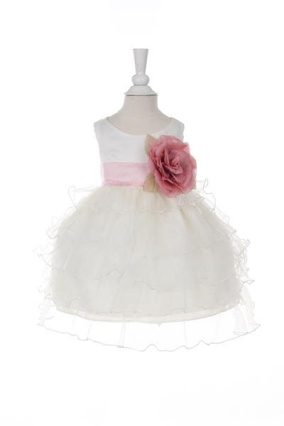 Ruffle Tulle Baby Dress by Cinderella Couture USA AS1160B