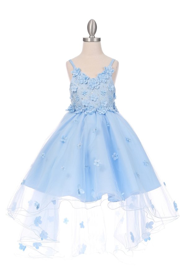 Satin Tulle Party Dress by Cinderella Couture USA AS9019