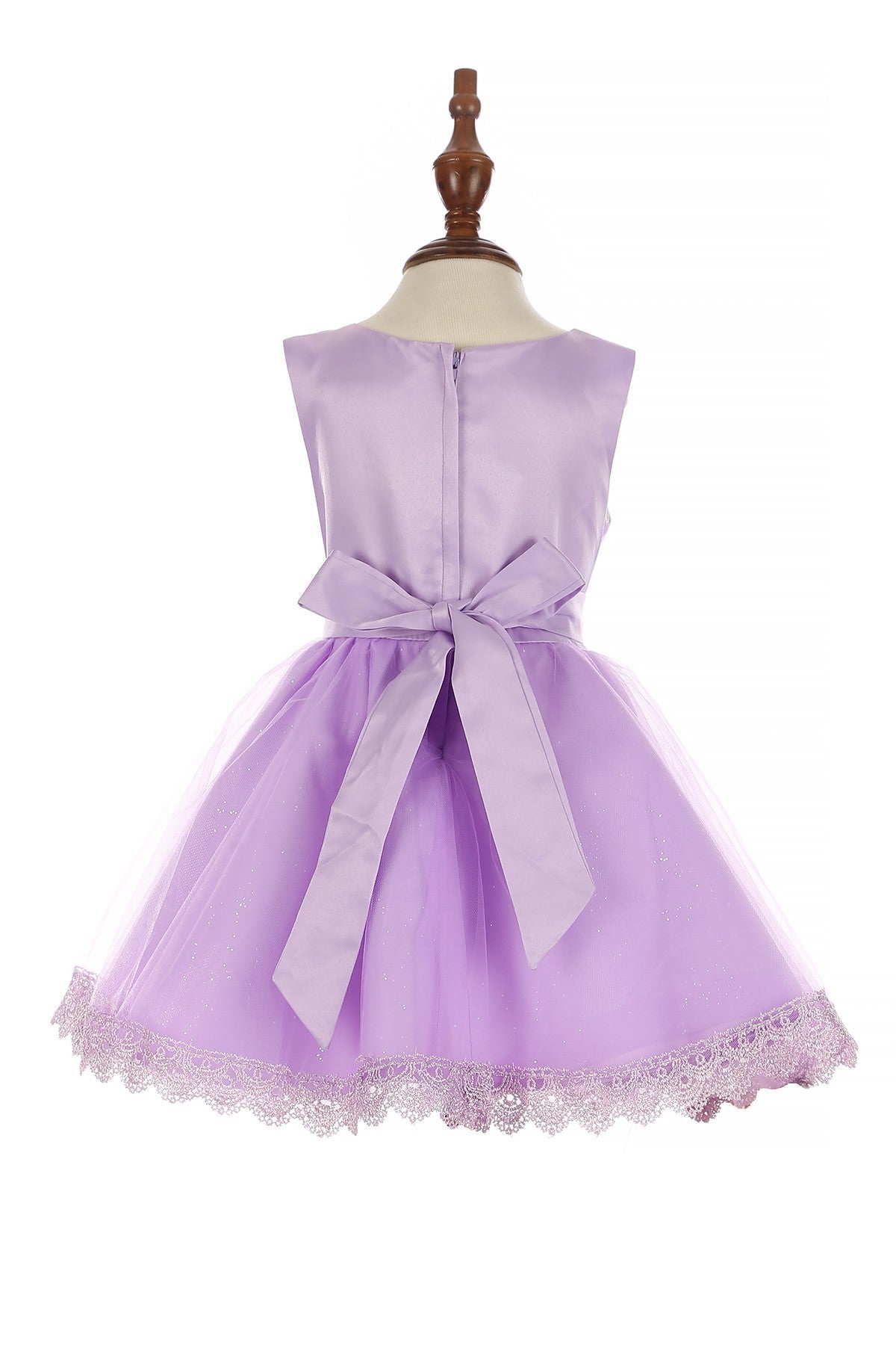 Lace Tulle Girl Baby Dress by Cinderella Couture USA 9126B