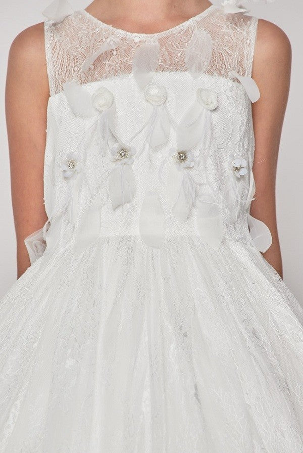Rhinestone Sequin Tulle Party Dress by Cinderella Couture USA AS9073