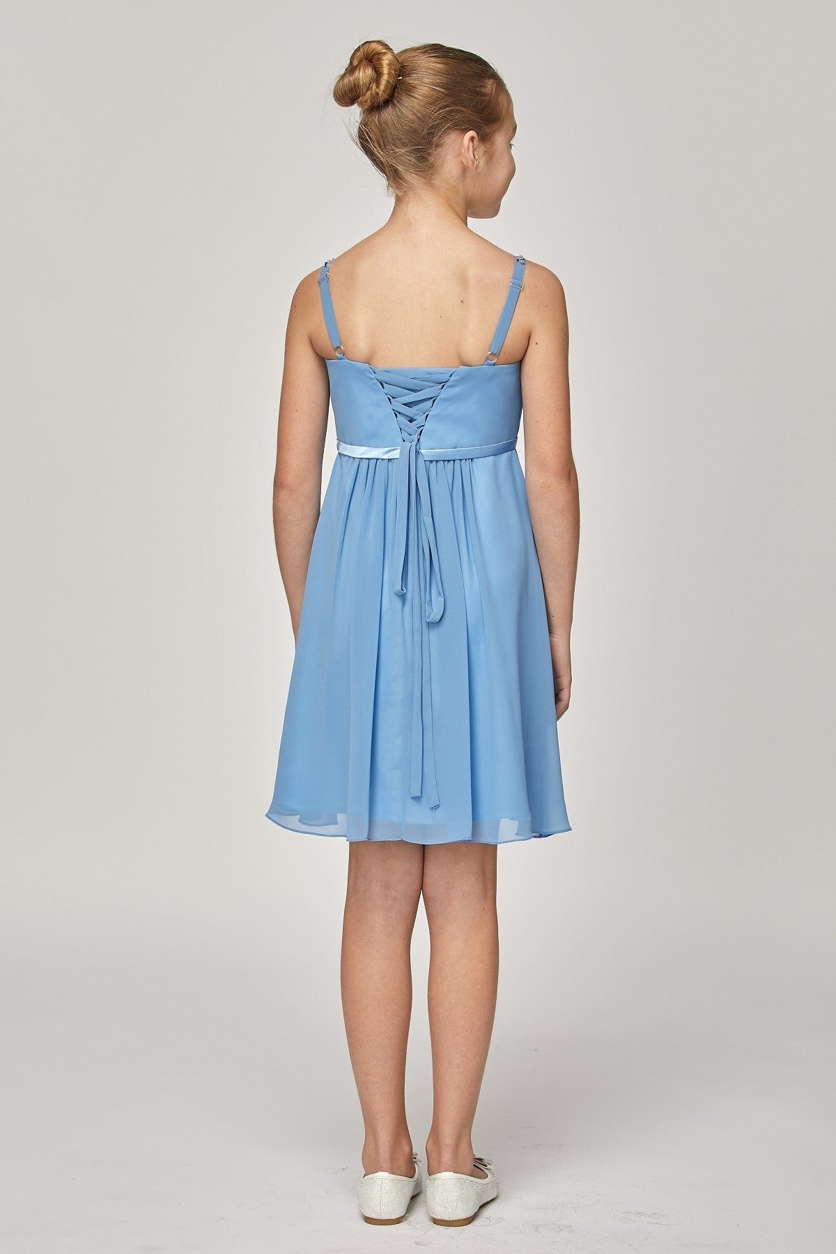 Sequin Beaded Chiffon Party Dress by Cinderella Couture USA AS5012
