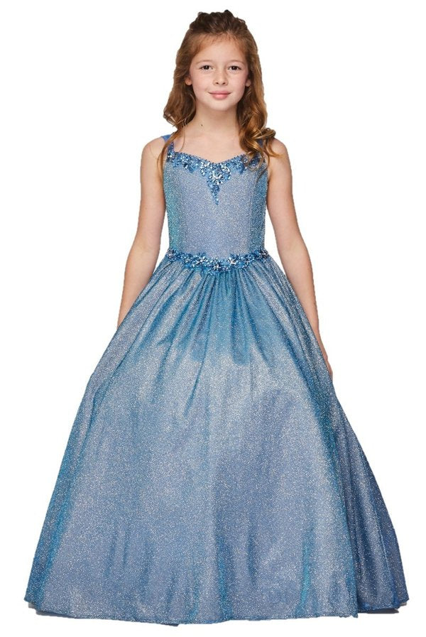 Rhinestone Sequin Metallic Mini Quince by Cinderella Couture USA AS5087