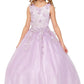 Floral Sequin Tulle Girl Mini Quince by Cinderella Couture USA AS5107