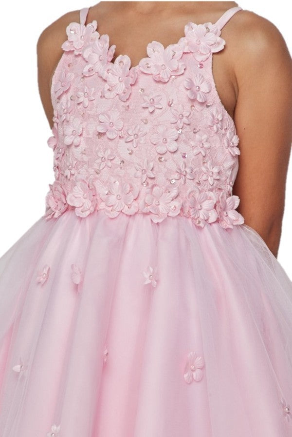 Satin Tulle Party Dress by Cinderella Couture USA AS9019