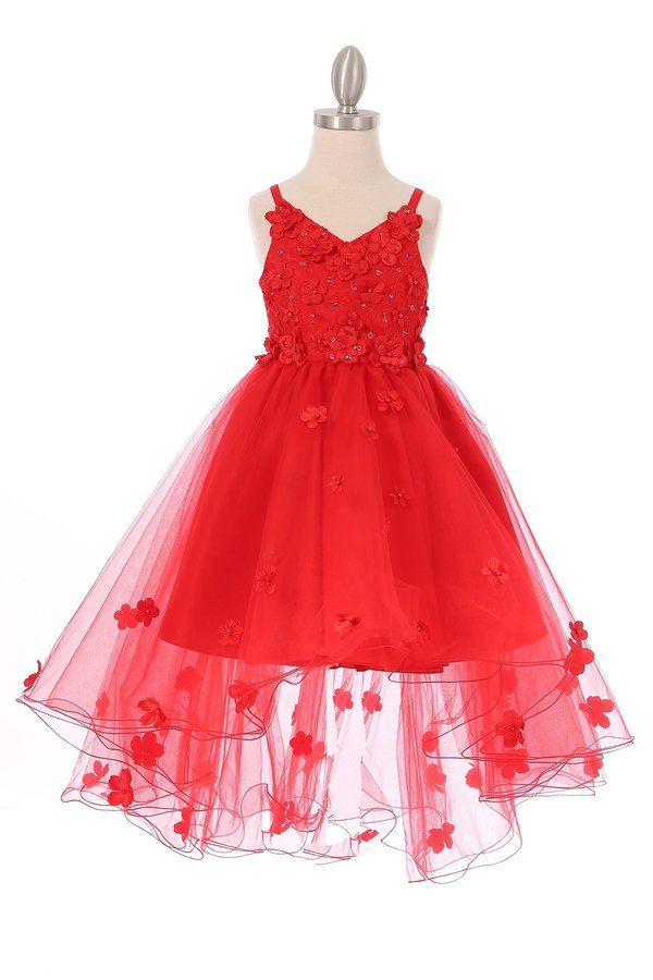 Satin Tulle Party Dress by Cinderella Couture USA AS9019