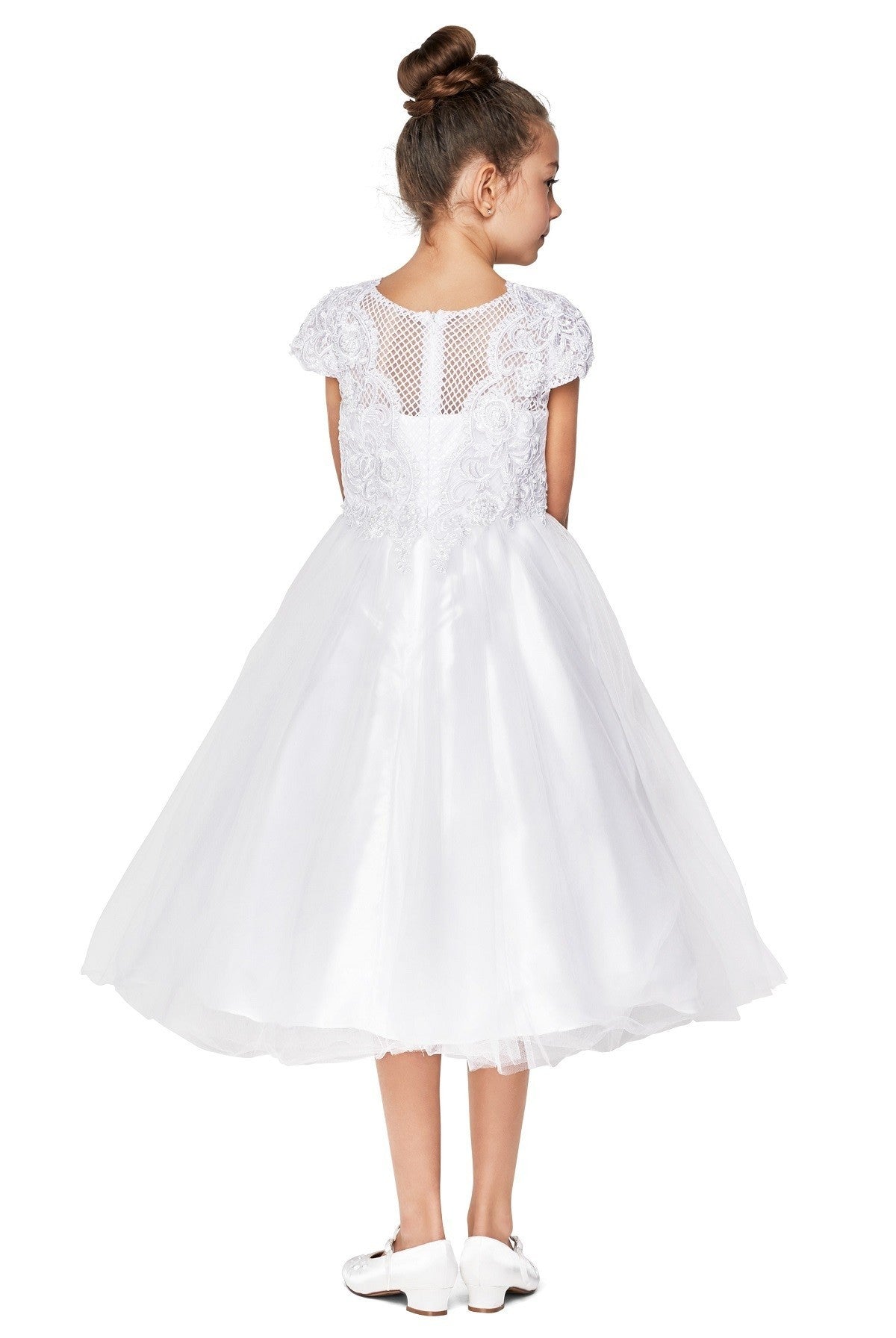 Lace Soft Tulle Girl Communion by Cinderella Couture USA AS2909