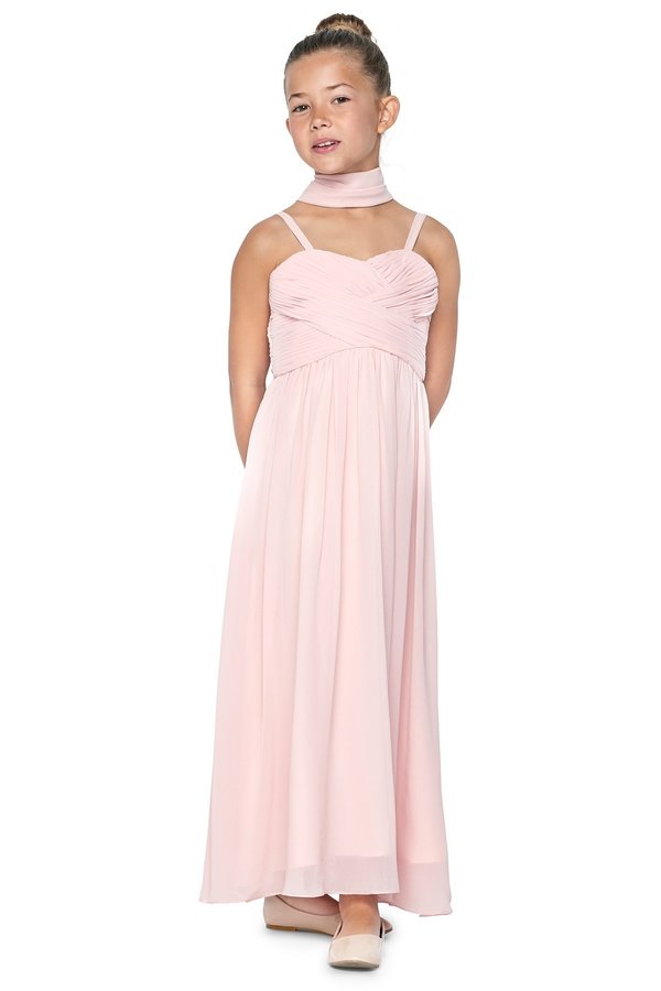 Chiffon Pleated Girl Party Dress by Cinderella Couture USA 5024