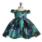 Baby Girl Watercolor Mikado Party Dress - AS546B Kids Dream