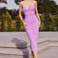Lavender Bustier Ruched Cocktail Dress BD7027 - Cocktail Dress - Special Occasion
