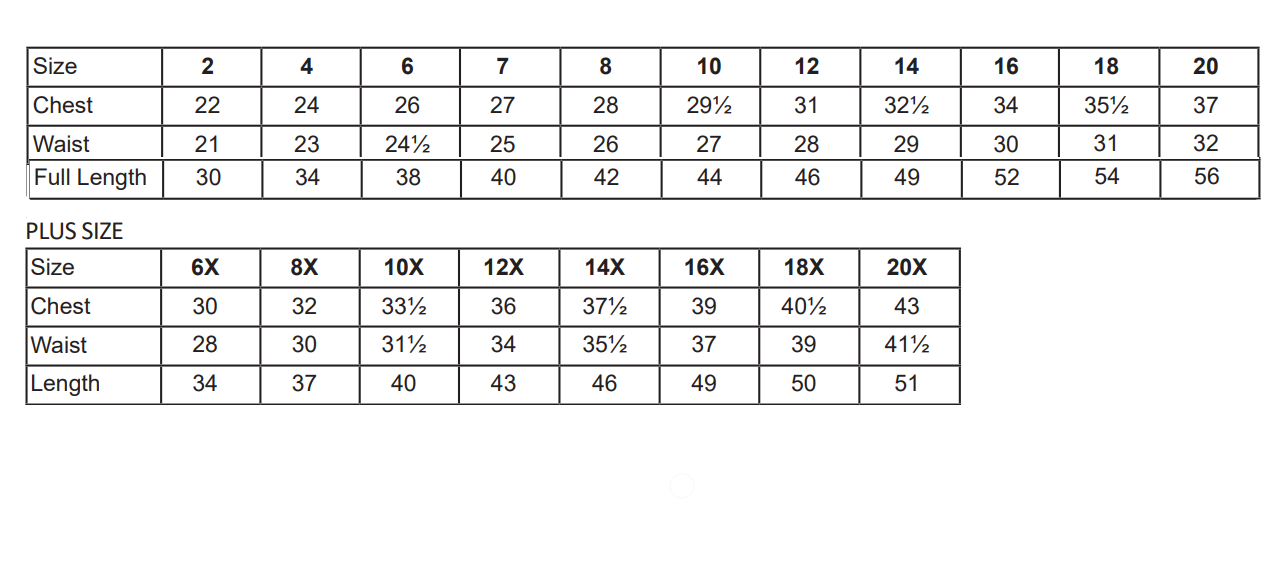 Size Chart Girl Dress with Floral Applique Bodice - AS7013