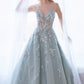 Floral Embroidered Glitter Ballgown by Andrea & Leo Couture A0892 - Sophia Gown  - Special Occasion
