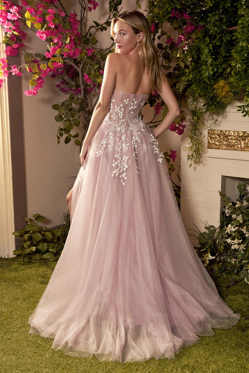 Strapless A-Line Tulle Ballgown by Andrea & Leo Couture A1029 - Special Occasion