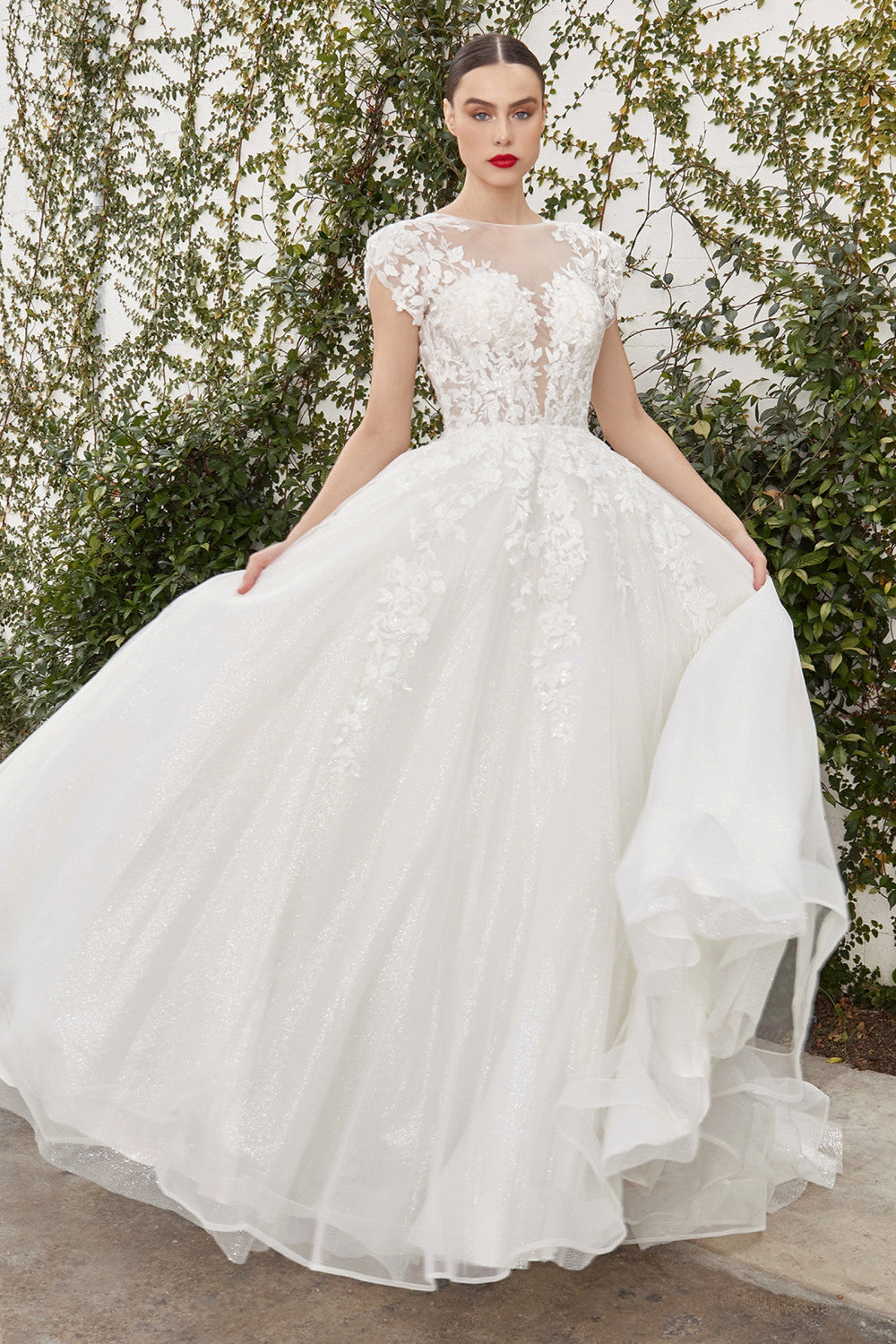 wedding dresses with cap sleeves and corset