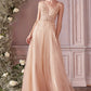 LAYERED TULLE A-LINE GOWN by Cinderella Divine CD0196 - Special Occasion/Curves