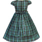 Classic Plaid Sleeve Girl Party Dress by AS495C Kids Dream - Girl Formal Dresses