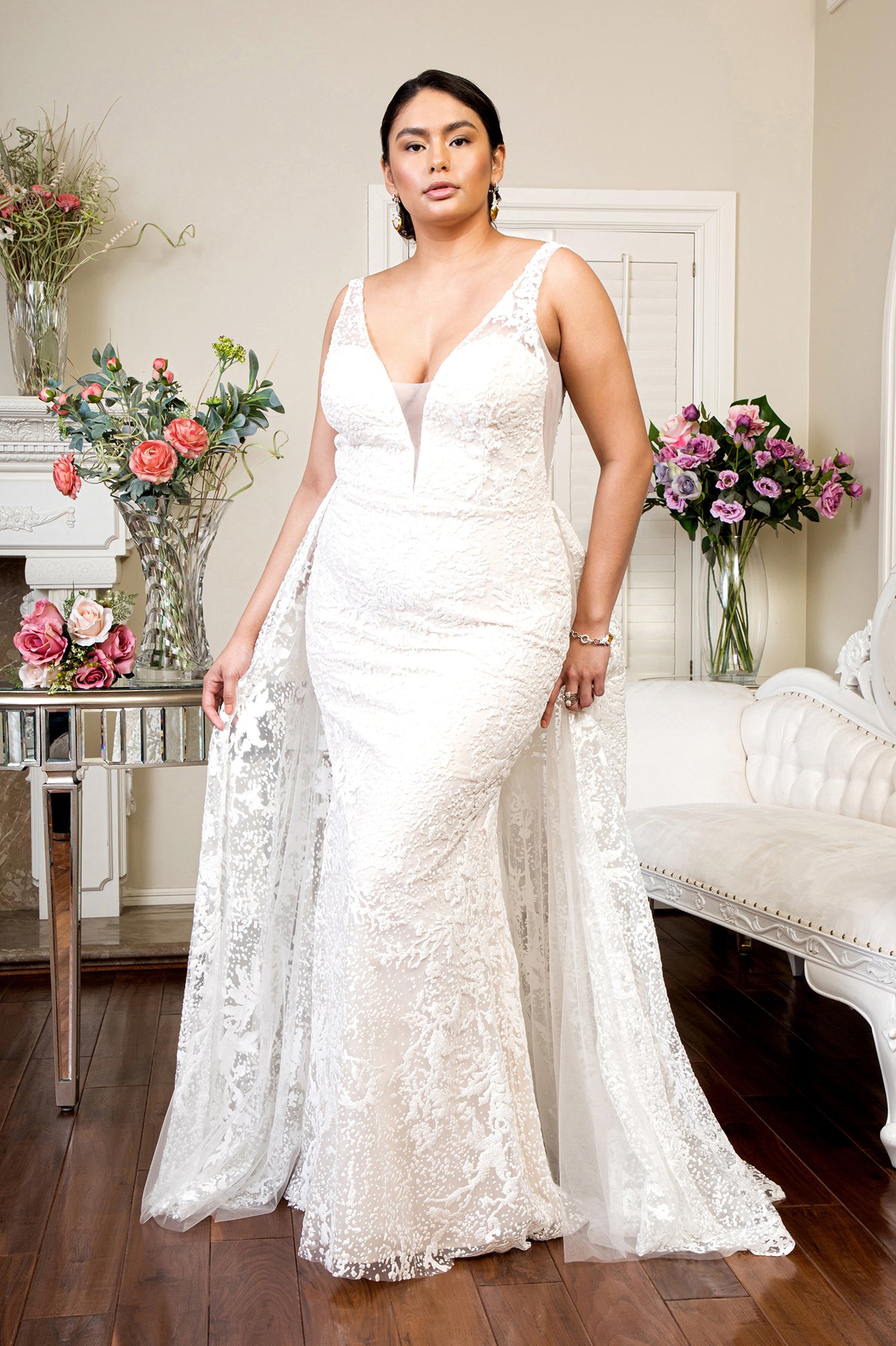 Elizabeth K Bridal GL1903 | Long Trumpet Dress Elizabeth K Bridal GL1903 | Long Trumpet Dress