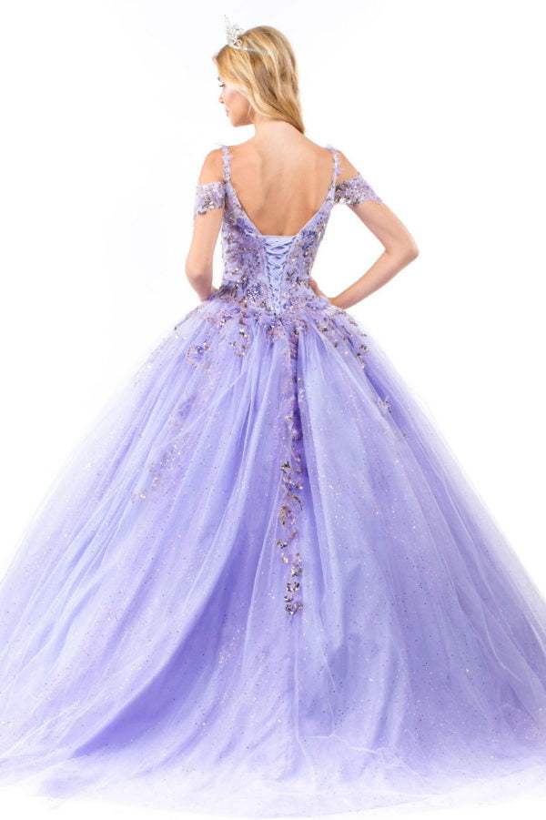 Elizabeth K - GL1969 - Mesh Sweetheart Quinceanera Dress