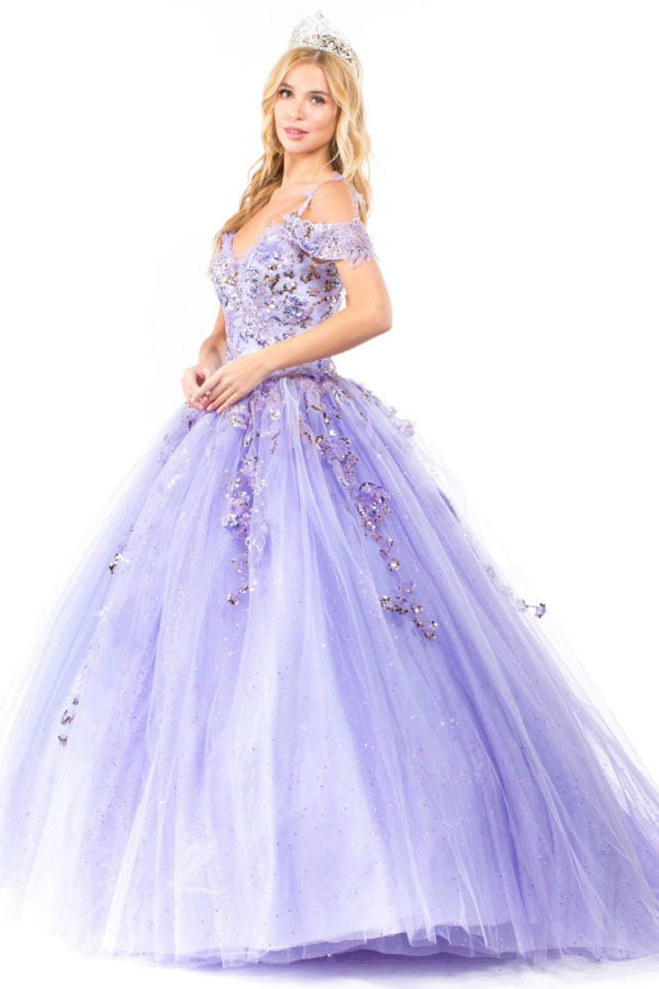 Elizabeth K - GL1969 - Mesh Sweetheart Quinceanera Dress