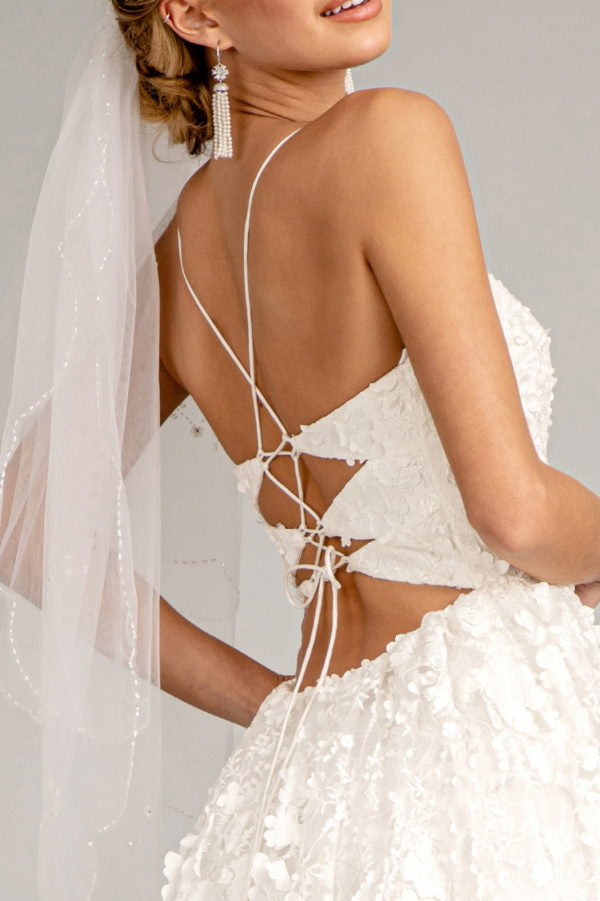 Elizabeth K - GL1985 - Floral Embroidered Sweetheart A-Line Bridal Gown