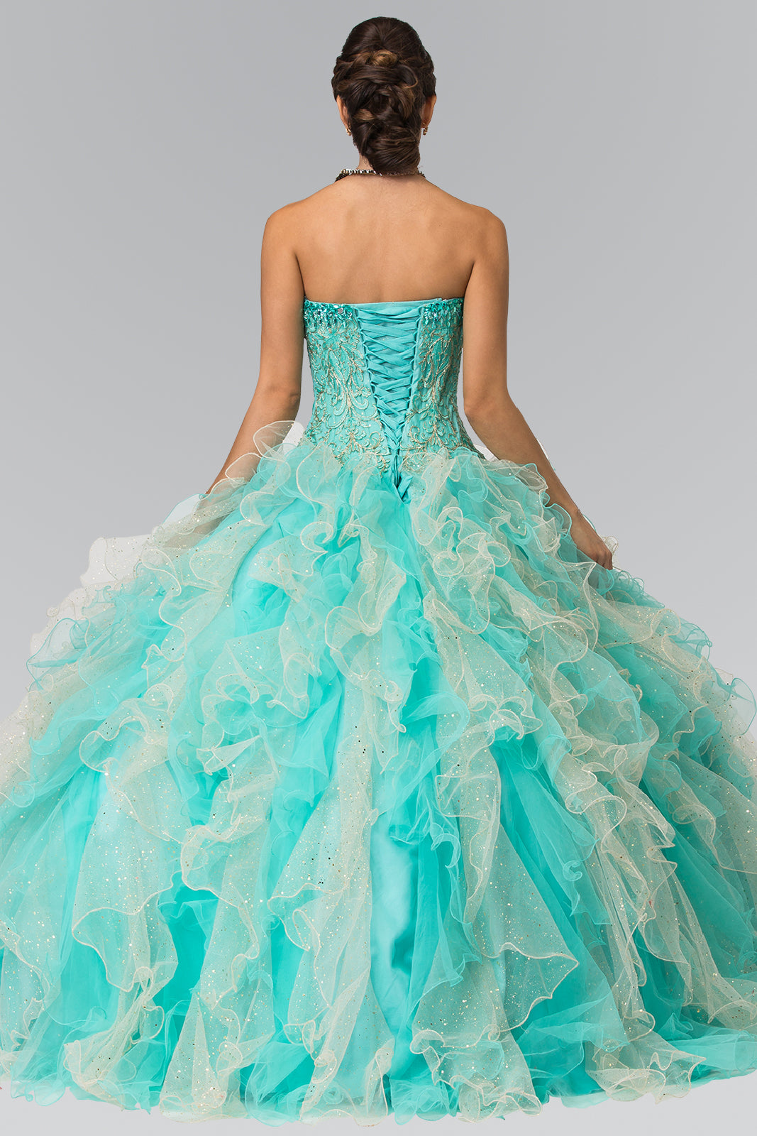 Elizabeth K - GL2210 - Embellished Strapless Quinceanera Dress
