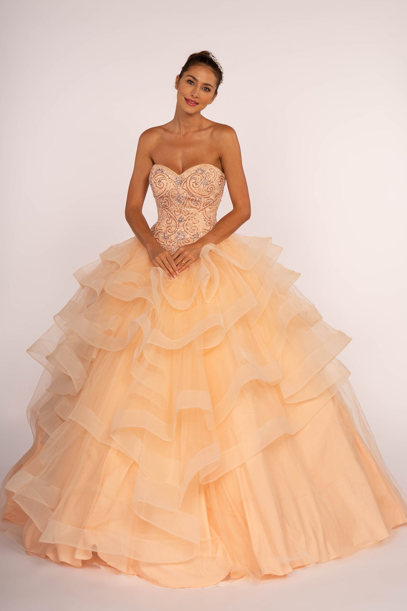 Elizabeth K - GL2515 - Rhinestone Sweetheart Quinceanera Dress