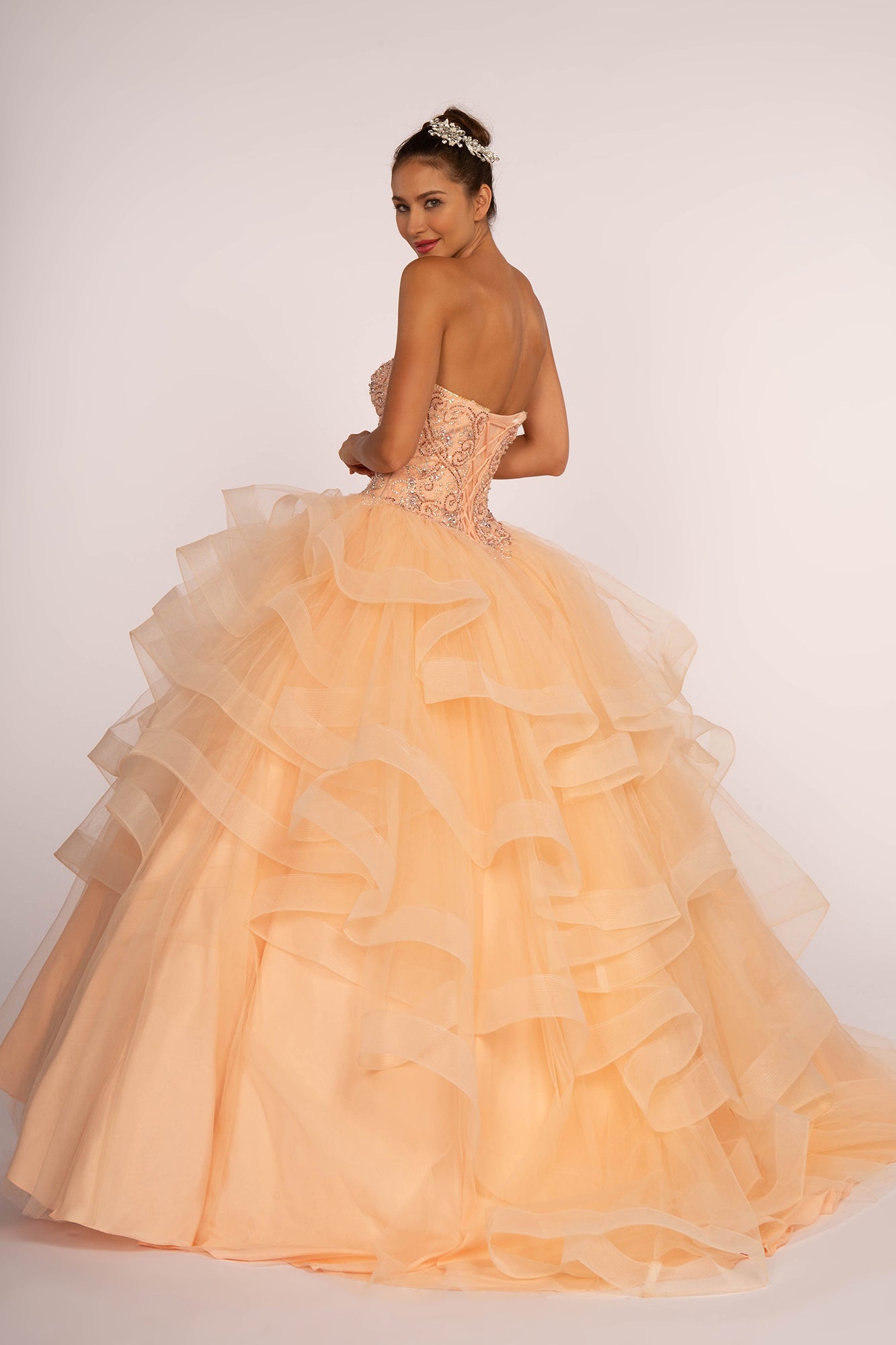 Elizabeth K - GL2515 - Rhinestone Sweetheart Quinceanera Dress