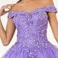 Elizabeth K - GL2802 - Mesh Off-Shoulder Ballgown Quinceanera Dress