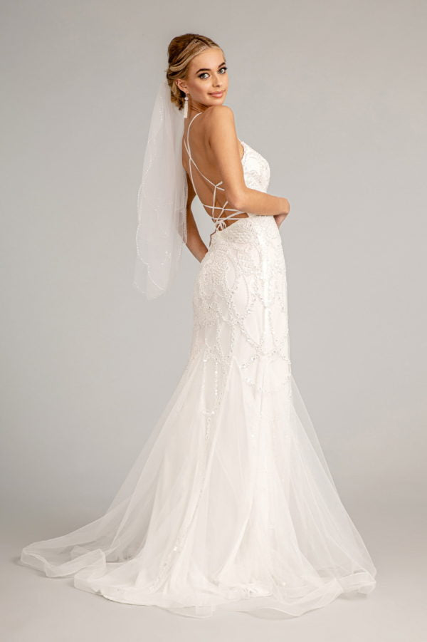 GL3009 GLS by Gloria - Sweetheart Embroidered Mermaid Bridal Gown