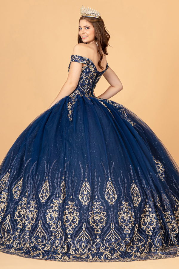 Elizabeth K - GL3079 - Off-Shoulder Sweetheart Neck Quinceanera Dress