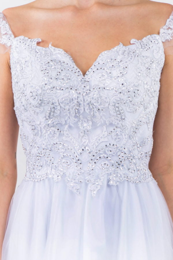 Elizabeth K - GS1966 - Cut-Away Sweetheart Cocktail Dress - Short