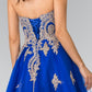 Elizabeth K - GS2371 - Sweethearted A-line Tulle Cocktail Dress - Short