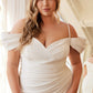 OFF THE SHOULDER BRIDAL DRESS by Cinderella Divine KV1057WC