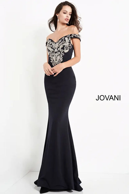 Jovani 02576 Embroidered Sweetheart Neckline Mermaid Dress - Special Occasion/Curves