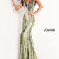 Jovani 05103 Embellished Plunging Neckline Prom Dress - Special Occasion/Curves