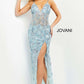 Jovani 05872 Beaded Sheath Leg Slit Prom Dress - Special Occasion