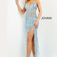 Jovani 05872 Beaded Sheath Leg Slit Prom Dress - Special Occasion